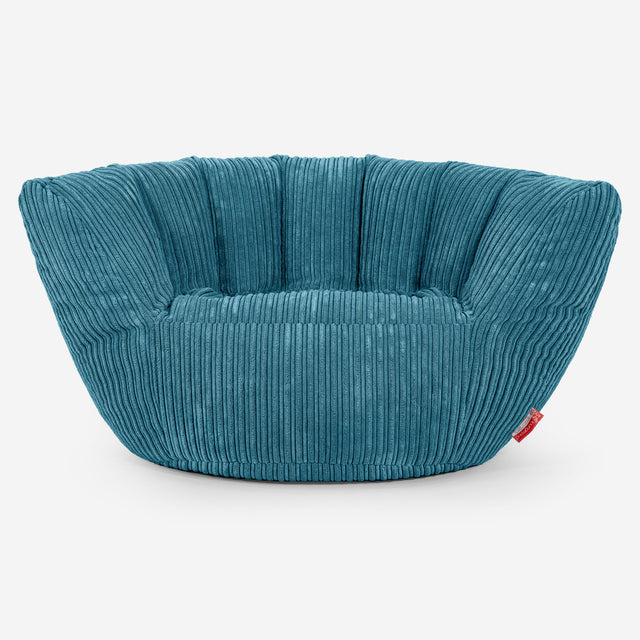 Charles Vintish Bean Bag - Cord Aegean Blue 01