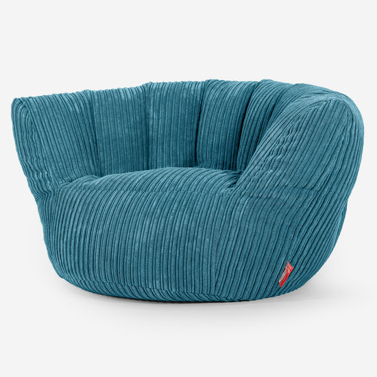 Charles Vintish Bean Bag - Cord Aegean Blue 01