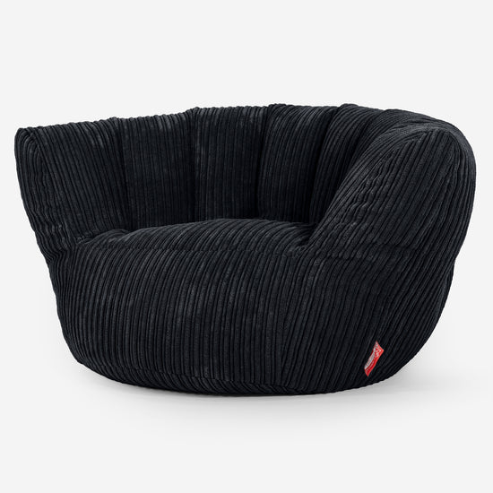 Charles Vintish Bean Bag - Cord Black 01
