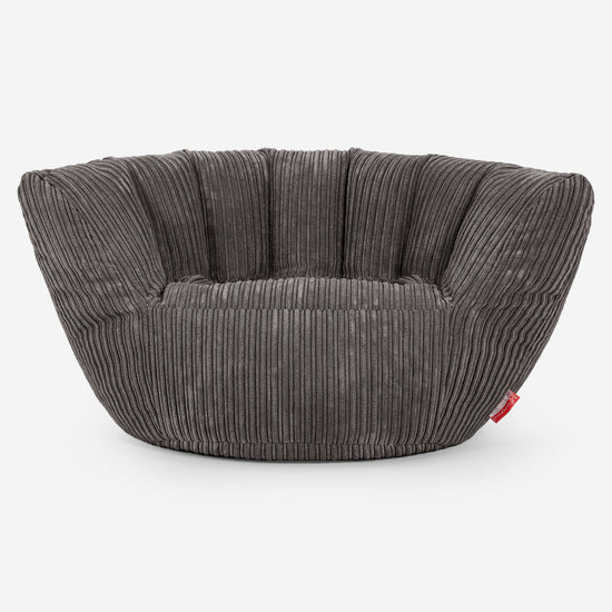 Charles Vintish Bean Bag - Cord Graphite Grey 02