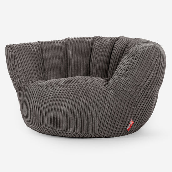 Charles Vintish Bean Bag - Cord Graphite Grey 01
