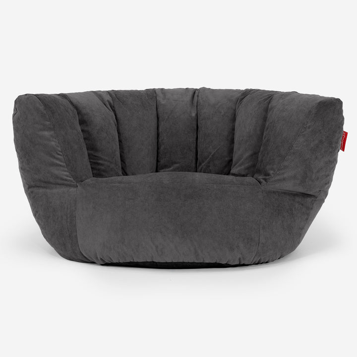 Charles Vintish Bean Bag - Needlecord Charcoal 01