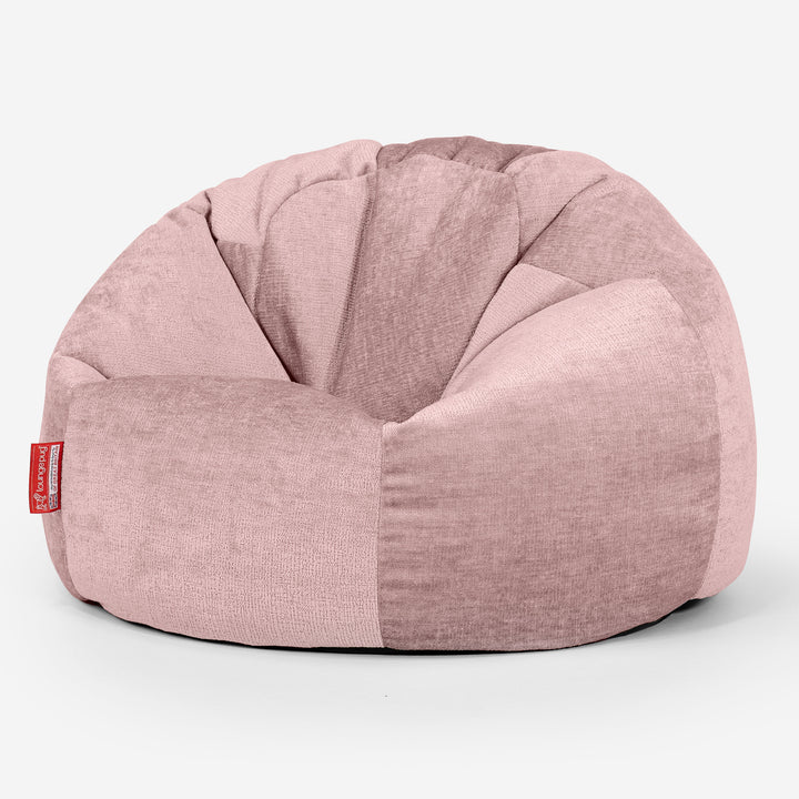 Classic Bean Bag Chair - Chenille Pink 01