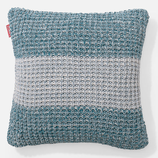 Scatter Cushion 45 x 45cm - 100% Cotton Chester Blue 01