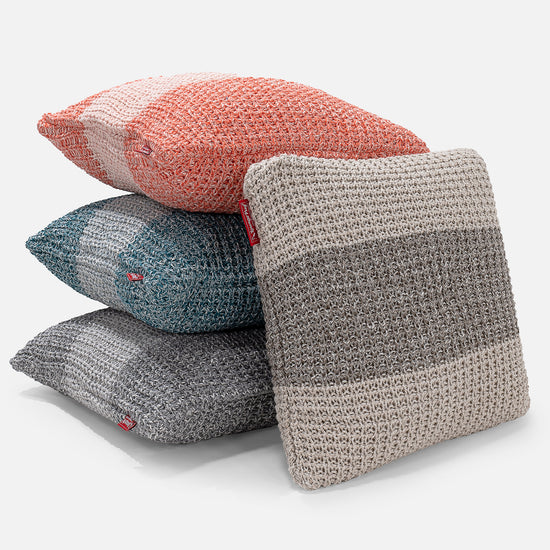 Scatter Cushion 45 x 45cm - 100% Cotton Chester Blue 03