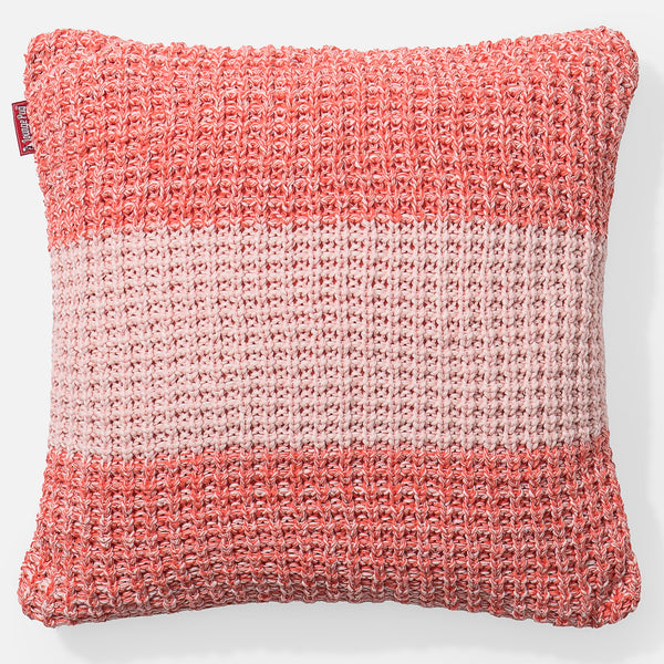 Scatter Cushion 45 x 45cm - 100% Cotton Chester Pink 01