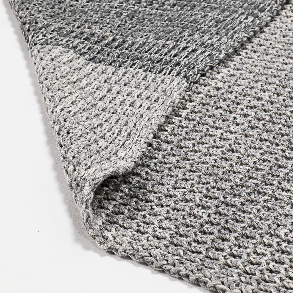 Throw / Blanket - 100% Cotton Chester Grey 02