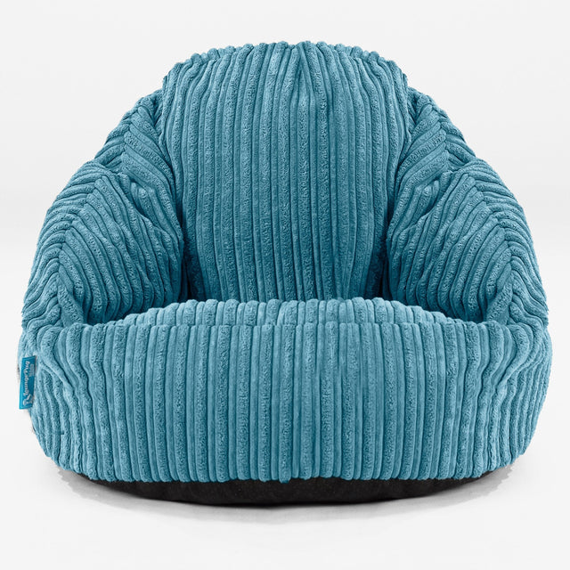 Children's Bubble Bean Bag 1-3 yr - Cord Aegean Blue 01