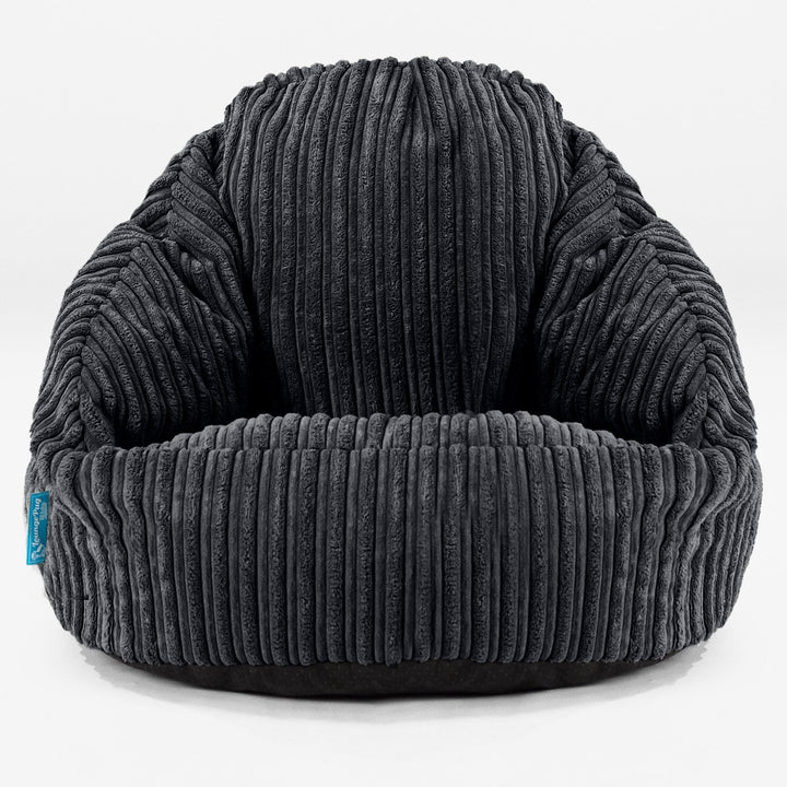 Children's Bubble Bean Bag 1-3 yr - Cord Black 01
