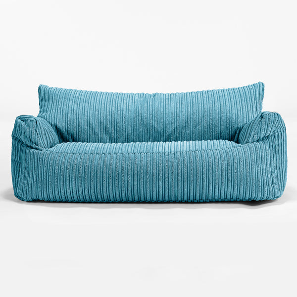 Josephine Childrens Sofa Bean Bag 1-5 yr - Cord Aegean Blue 01