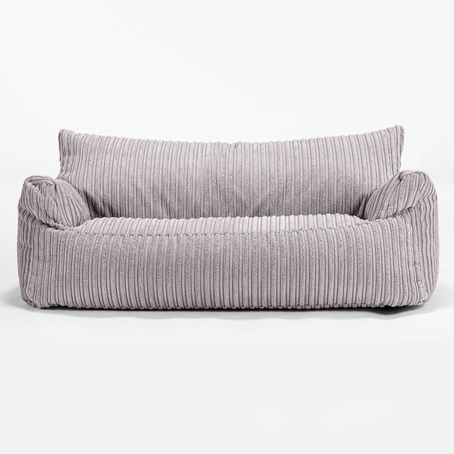 Josephine Children's Sofa Bean Bag 1-5 yr - Cord Aluminium Silver 01