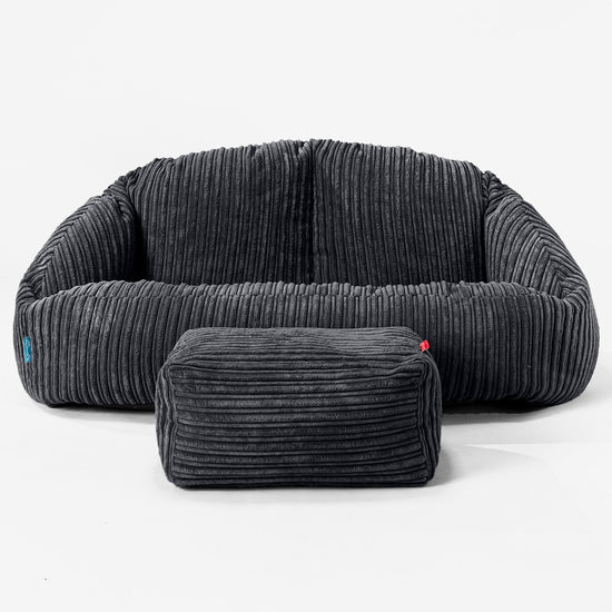 Bubble Kids Sofa Bean Bag - Cord Black 02