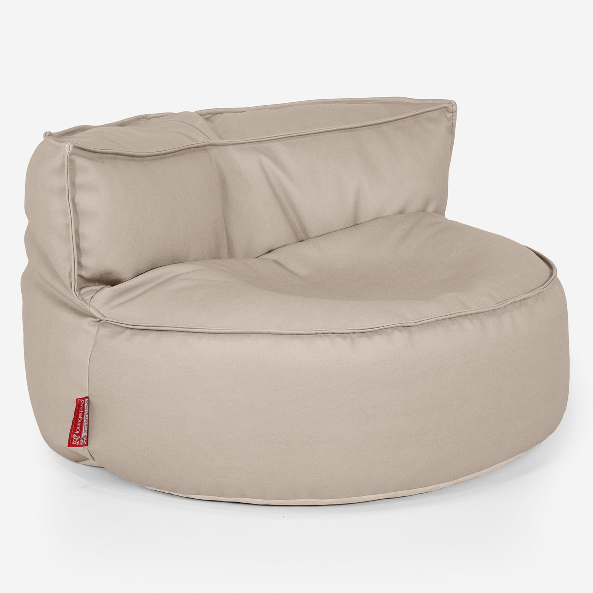 Lounge Pug Chloe Bean Bag Sofa Vegan Leather Ivory Beanbag Couch Big Bertha Original Ie 1913