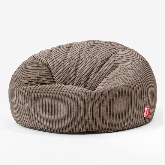 Children's Bean Bag Sofa 6-14 yr - Cord Mocha 02