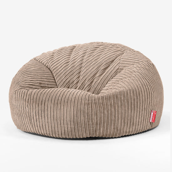 Children's Bean Bag Sofa 6-14 yr - Cord Sand 02