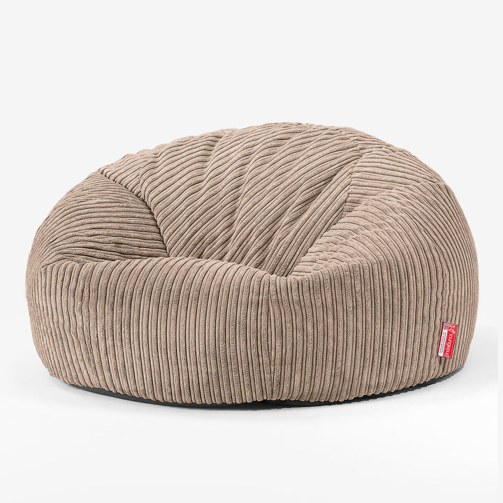 Children's Bean Bag Sofa 6-14 yr - Cord Sand 02