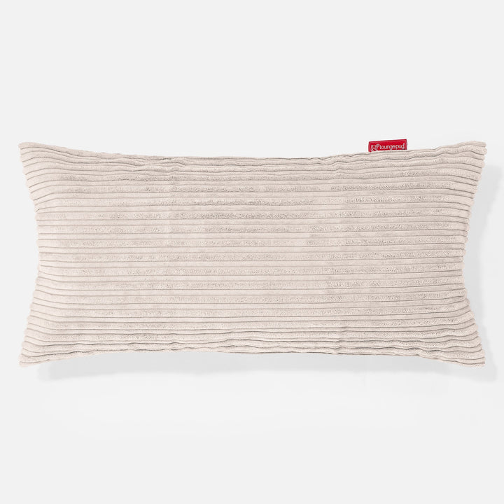 XL Rectangular Support Cushion 40 x 80cm - Cord Ivory 01