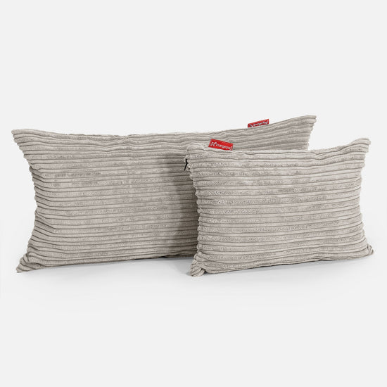 XL Rectangular Support Cushion 40 x 80cm - Cord Mink 03