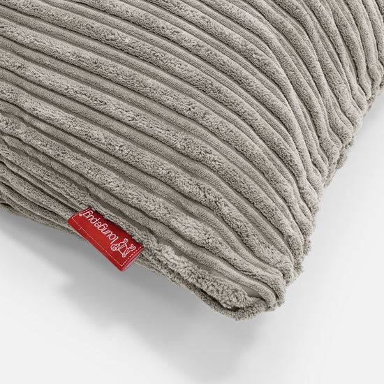 XL Rectangular Support Cushion 40 x 80cm - Cord Mink 02