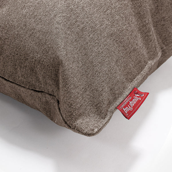 XL Rectangular Support Cushion Cover 40 x 70cm - Interalli Wool Biscuit Fabric Close-up Image