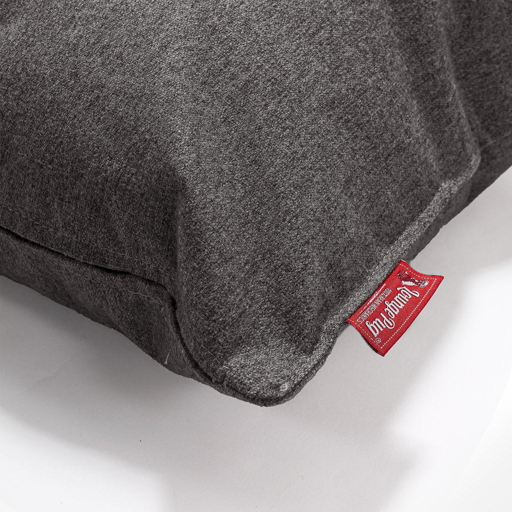 XL Rectangular Support Cushion 40 x 80cm - Interalli Wool Grey 02