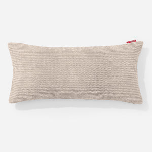 XL Rectangular Support Cushion Cover 40 x 70cm - Pom Pom Ivory