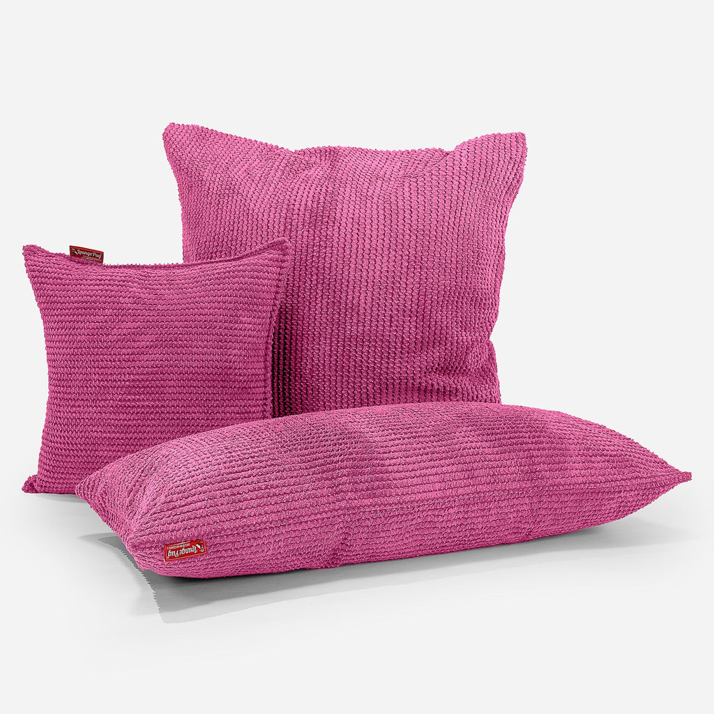 XL Rectangular Support Cushion 40 x 80cm - Pom Pom Pink 03
