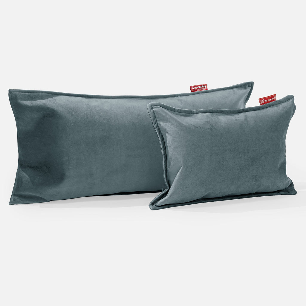 XL Rectangular Support Cushion 40 x 80cm - Velvet Teal 03