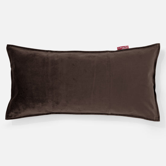XL Rectangular Support Cushion 40 x 80cm - Velvet Espresso 01