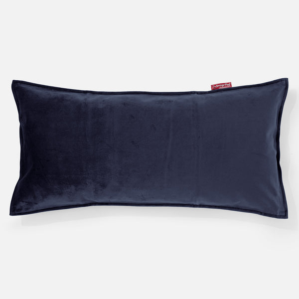 XL Rectangular Support Cushion 40 x 80cm - Velvet Midnight Blue 01