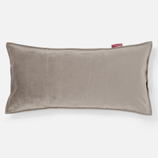 XL Rectangular Support Cushion 40 x 80cm - Velvet Mink 01