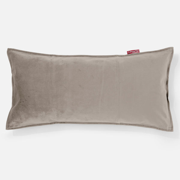 XL Rectangular Support Cushion 40 x 80cm - Velvet Mink 01