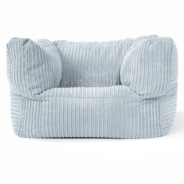 Albert Bean Bag Armchair - Cord Baby Blue 01