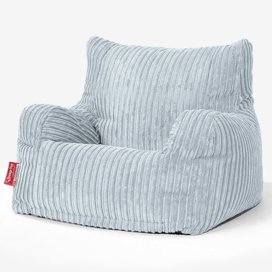 Josephine Bean Bag Armchair - Cord Baby Blue 01