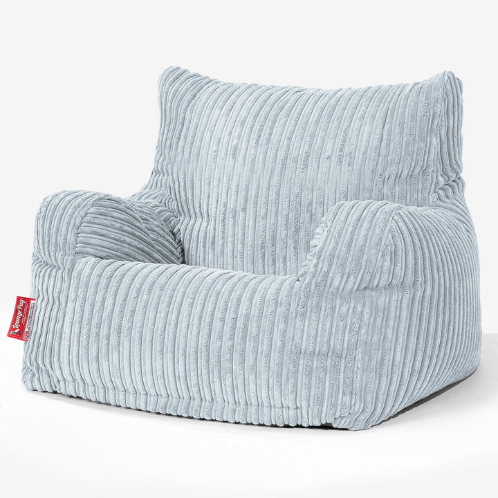 Josephine Bean Bag Armchair - Cord Baby Blue 01