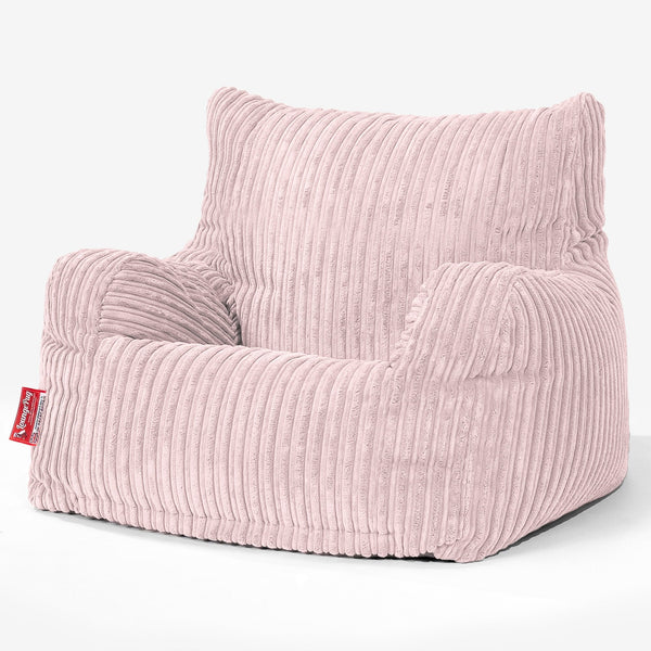 Josephine Bean Bag Armchair - Cord Blush Pink 01