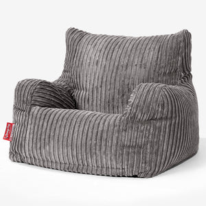 Josephine Bean Bag Armchair - Cord Graphite Grey