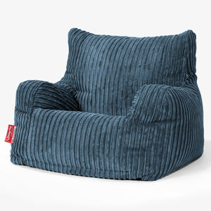 Josephine Bean Bag Armchair - Cord Navy Blue