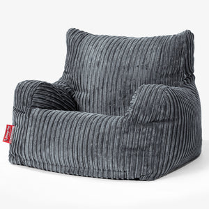 Josephine Bean Bag Armchair - Cord Slate Grey