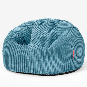Classic Bean Bag Chair - Cord Aegean Blue