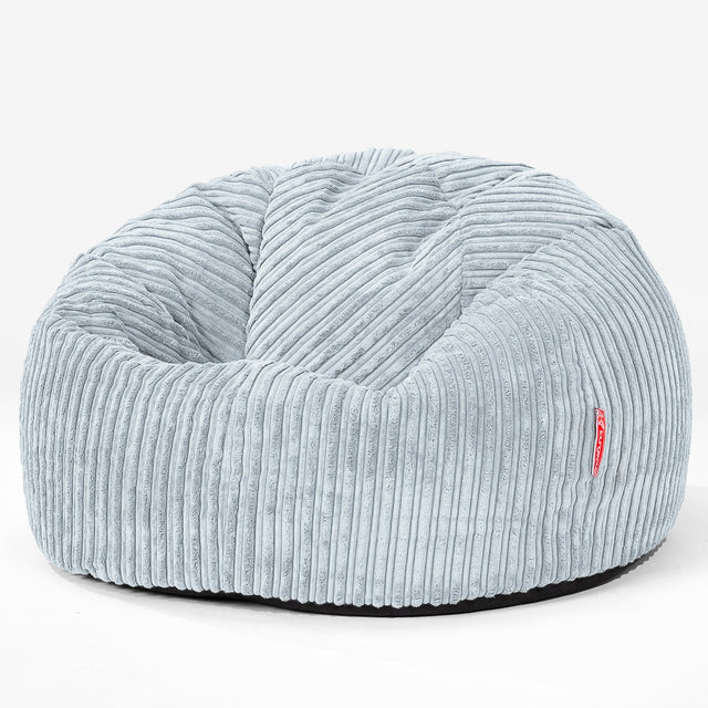 Classic Bean Bag Chair - Cord Baby Blue 01