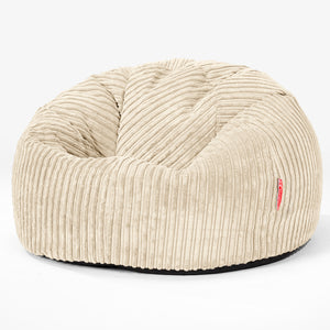 Classic Bean Bag Chair - Cord Cream