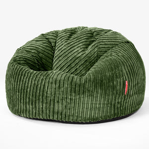 Classic Bean Bag Chair - Cord Forest Green