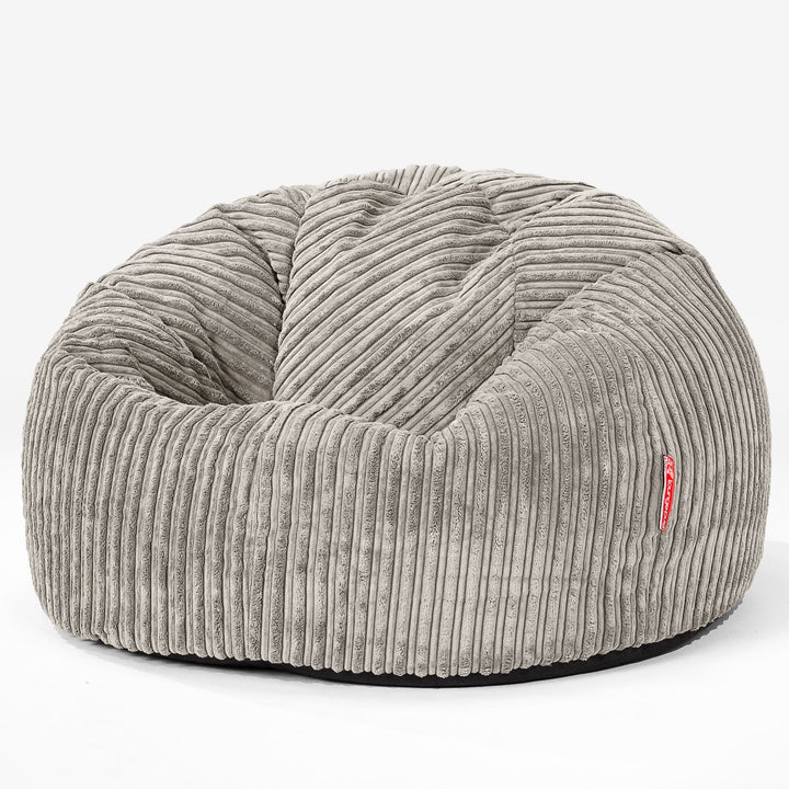 Classic Bean Bag Chair - Cord Mink 01