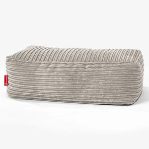 CloudSac 100 Memory Foam Footstool - Cord Mink