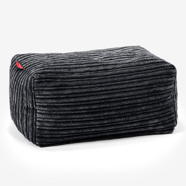 Small Footstool - Cord Black 01