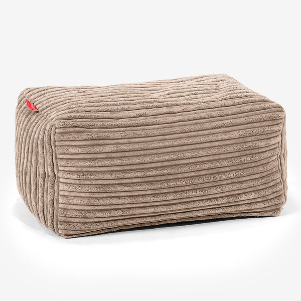 Small Footstool - Cord Sand 01