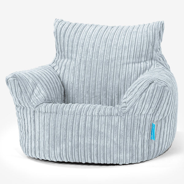 Toddlers' Armchair 1-3 yr Bean Bag - Cord Baby Blue 01