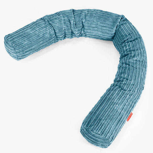 XXL Cuddle Cushion - Cord Aegean Blue 01