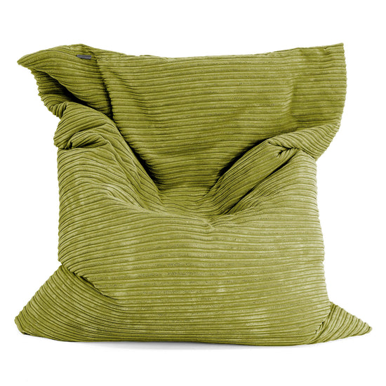 XL Pillow Beanbag - Cord Lime Green 02